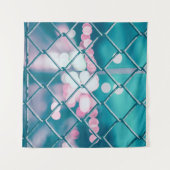 TENTURE LIAISON DE CHAÎNE FENÊTRE AVEC LUMIÈRES DE BOKEH (Devant (Horizontal))