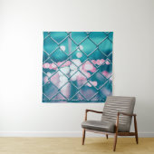 TENTURE LIAISON DE CHAÎNE FENÊTRE AVEC LUMIÈRES DE BOKEH (En situation)