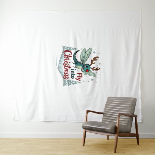 Tenture libellule de rennes (En situation (horizontale))