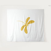Tenture libellule jaune (Devant (Horizontal))