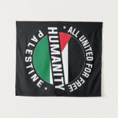 Tenture Libérer la Palestine (Devant (Horizontal))