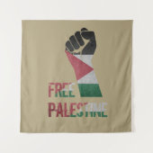 Tenture liberté de la palestine libre pour la palestine (Devant)