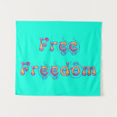 Tenture liberté gratuite (Devant (Horizontal))
