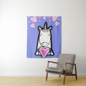 Tenture Licorne de l'amour-propre (En situation)