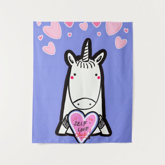 Tenture Licorne de l'amour-propre (Devant)