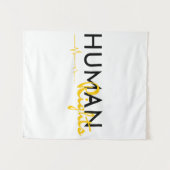 Tenture Lifeline to Human Rights (Devant (Horizontal))