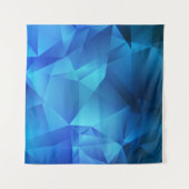 Tenture Light BLUE gradient triangles template. Creative i (Devant (Horizontal))
