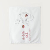 Tenture Ligne art Mode maquillage, maquillage marque artis (Devant)