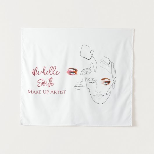 Tenture Ligne art Mode maquillage, maquillage marque artis (Devant (Horizontal))