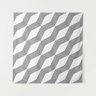 Tenture Ligne diagonale rayée angulaire
