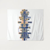 Tenture Ligne Skyline Incheon (Devant (Horizontal))