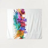 Tenture Ligne Skyline Lafayette (Devant (Horizontal))