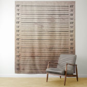 Tenture Lignée de l'asile mental Mugshot Grunge Tableau de (En situation)