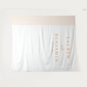 Tenture Lignes minimalistes de pêche sereine (Devant (Horizontal))