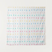 Tenture Lignes motifs (Devant (Horizontal))