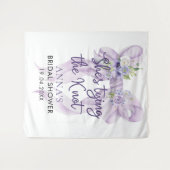 Tenture Lilac Bow She's Tying the Knot Fête des mariées (Devant (Horizontal))