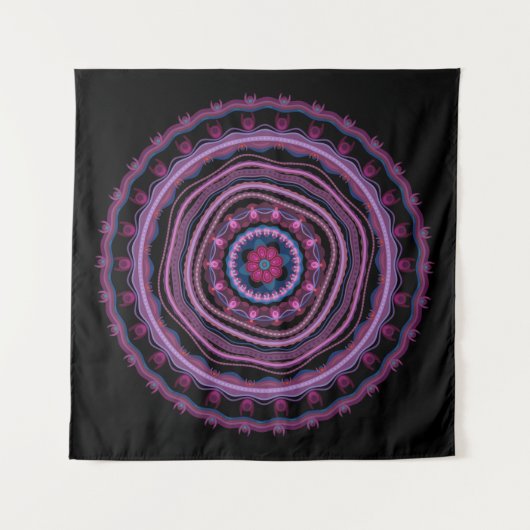 Tenture Lilac Mandala (Devant)