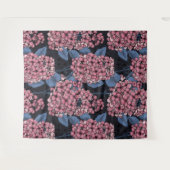 Tenture Lilac rose sur bleu foncé (Devant (Horizontal))