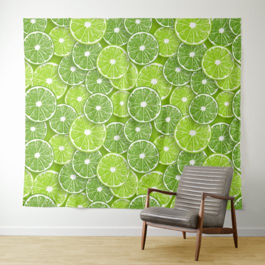 Tenture Lime pop (En situation (horizontale))