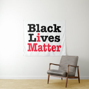 Tenture L'importance des vies noires