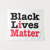 Tenture L'importance des vies noires (Devant (Horizontal))
