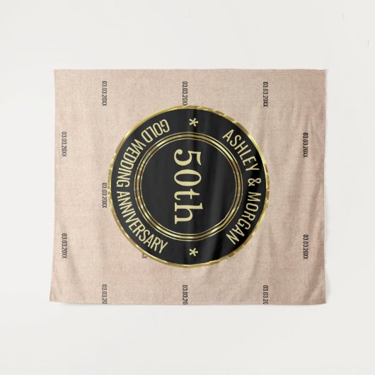 Tenture Lin beige (Devant (Horizontal))