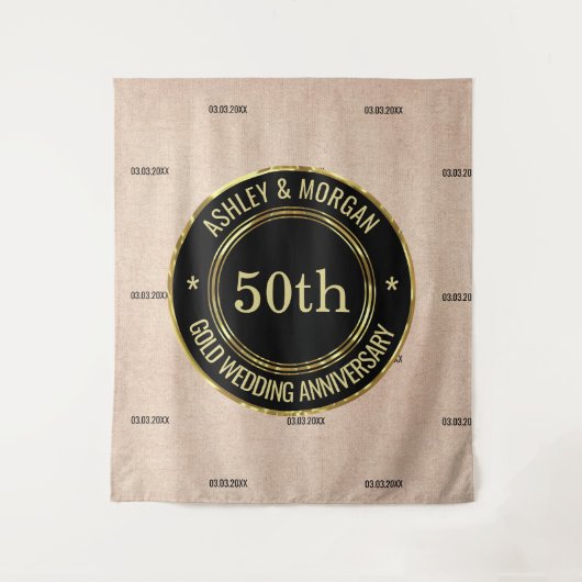 Tenture Lin beige (Devant)