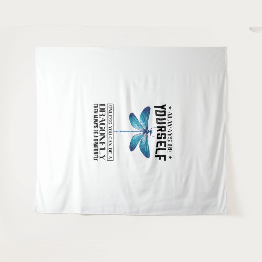 Tenture L'Insecte Nature Soyez toujours vous-mêmes libellu (Devant (Horizontal))