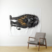 Tenture Lion (En situation (horizontale))