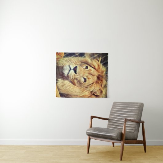 Tenture Lion (En situation (horizontale))