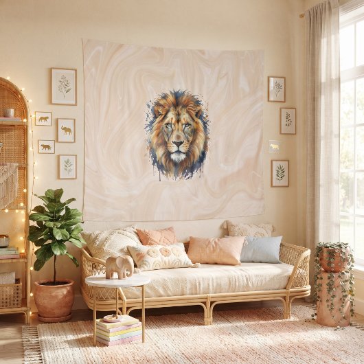 Tenture Lion