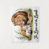 Tenture Lion and Lamb Tapestry (Devant)