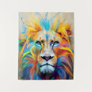 Tenture Lion Animal Discovery Aventure Nature Planète