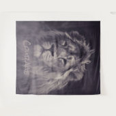 Tenture Lion Courage Roi de la Jungle (Devant (Horizontal))