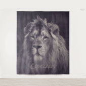 Tenture Lion Courage Roi de la Jungle (Devant)