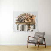 Tenture Lion de Juda Tapestry (En situation (horizontale))