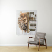 Tenture Lion de Juda Tapestry (En situation)