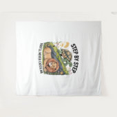 Tenture Lion de tortue drôle (Devant (Horizontal))