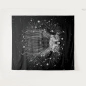 Tenture Lion d'étoile avec monogramme de couronne (Devant (Horizontal))