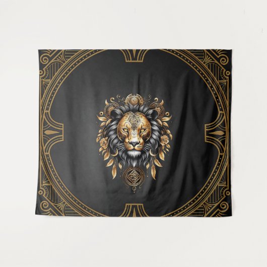 Tenture Lion majestueux (Devant (Horizontal))