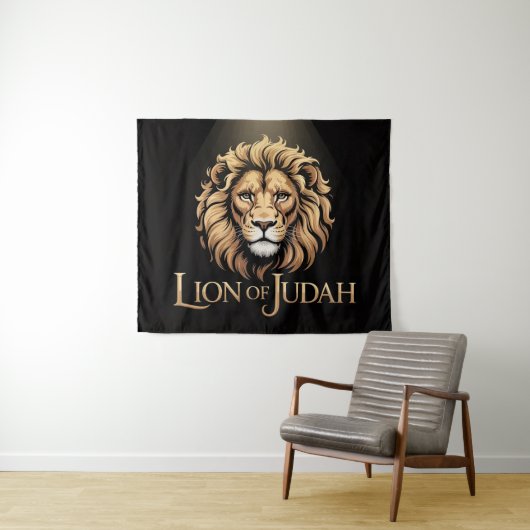 Tenture Lion of Judah Tapestry (En situation (horizontale))