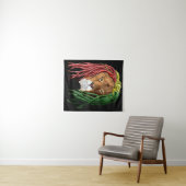 Tenture Lion Rastafari (En situation (horizontale))