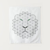 Tenture Lion Sacré, B01/BW. (Devant)