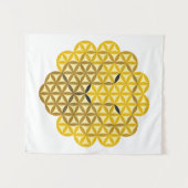 Tenture Lion sacré - Lion de vie SMLB. (Devant (Horizontal))