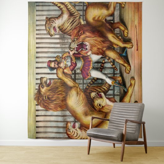 Tenture Lion Tamer (En situation)