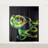Tenture Lion Vert (Devant)