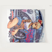 Tenture Lisa inimical (Devant (Horizontal))