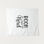 Tenture Lisant Art Book Nerd (Devant (Horizontal))