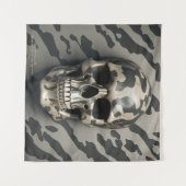 Tenture LITE Memento Mori Camo Skull (Devant (Horizontal))