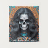 Tenture LITE Memento Mori Femme Skull (Devant)